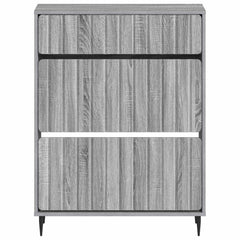 vidaXL Shoe Cabinet ZWOLLE 78 x 24 x 103 cm Engineered Wood 4