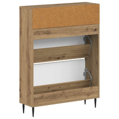 vidaXL Shoe Cabinet ZWOLLE 78 x 24 x 103 cm Engineered Wood 6