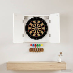 vidaXL Dartboard Cabinet ZWOLLE White 52.5 x 10.5 x 57.5 cm 1