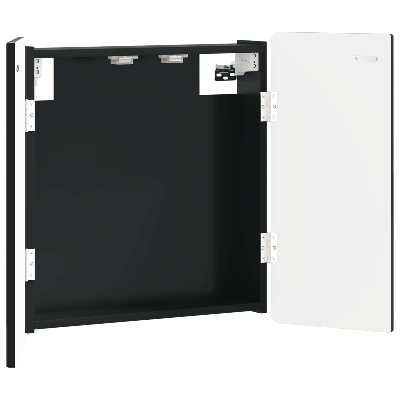 vidaXL Dartboard Cabinet ZWOLLE Black 52.5 x 10.5 x 57.5 cm 3