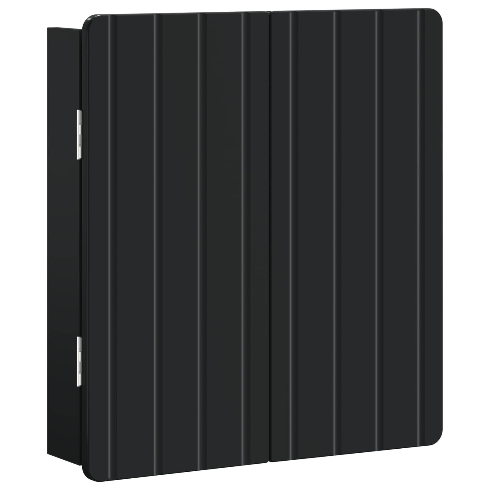vidaXL Dartboard Cabinet ZWOLLE Black 52.5 x 10.5 x 57.5 cm 4