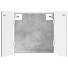 vidaXL Dartboard Cabinet ZWOLLE Concrete Grey 52.5 x 10.5 x 57.5 cm 2