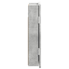 vidaXL Dartboard Cabinet ZWOLLE Concrete Grey 52.5 x 10.5 x 57.5 cm 5