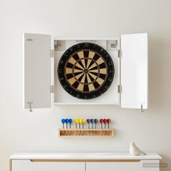 vidaXL Dartboard Cabinet ZWOLLE High Gloss White 52.5 x 10.5 x 57.5 cm 1