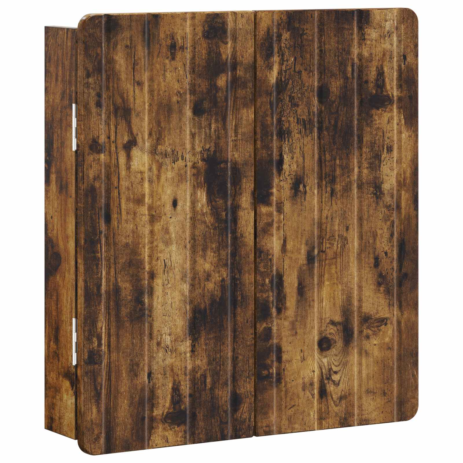vidaXL Dartboard Cabinet ZWOLLE Smoked Oak 52.5 x 10.5 x 57.5 cm 4