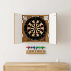 vidaXL Dartboard Cabinet ZWOLLE Old Wood 52.5 x 10.5 x 57.5 cm 1