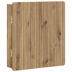 vidaXL Dartboard Cabinet ZWOLLE Artisan Oak 52.5 x 10.5 x 57.5 cm 4