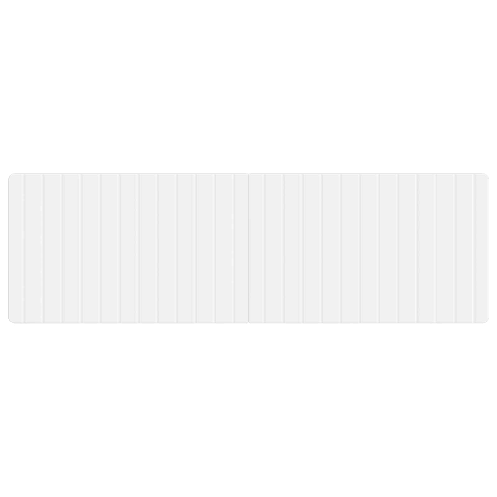 vidaXL Wall-Mounted Headboard ZWOLLE White Engineered Wood 3