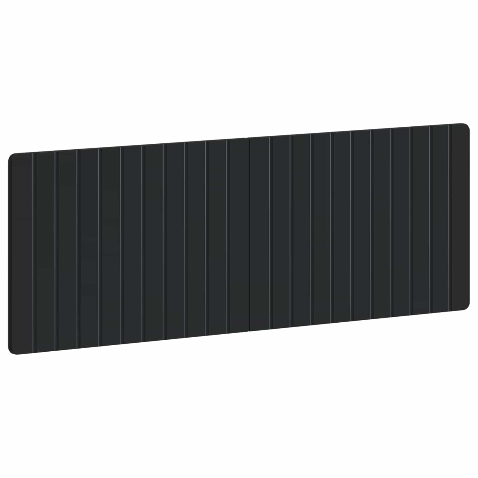 vidaXL Wall-Mounted Headboard ZWOLLE Black Engineered Wood 2