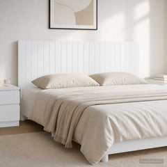 vidaXL Wall-Mounted Headboard ZWOLLE High Gloss White Engineered Wood 1
