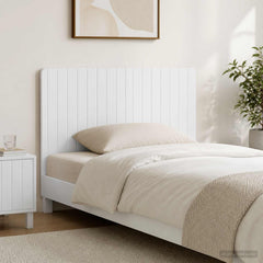 vidaXL Wall-Mounted Headboard ZWOLLE High Gloss White Engineered Wood 1