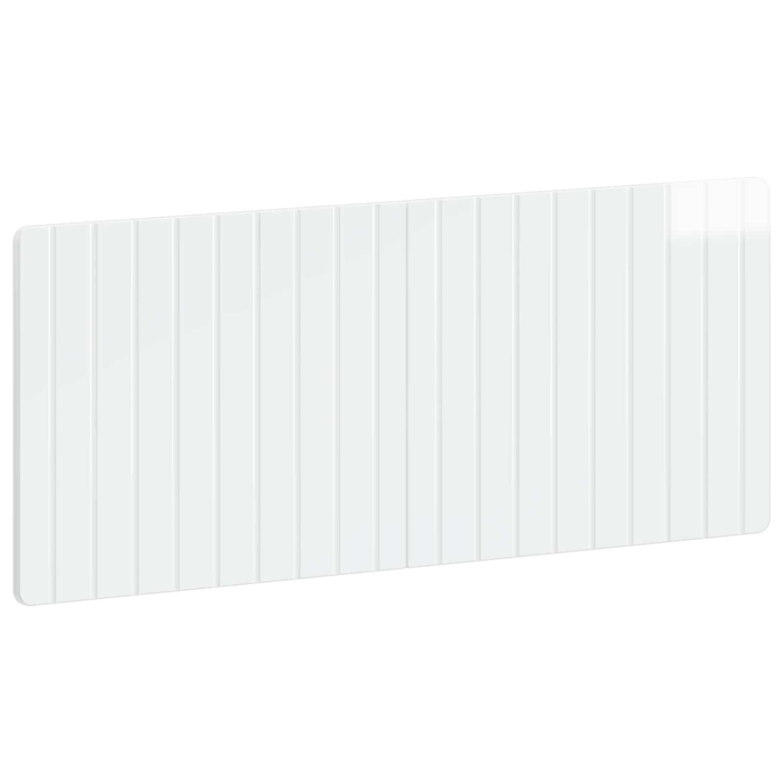vidaXL Wall-Mounted Headboard ZWOLLE High Gloss White Engineered Wood 2