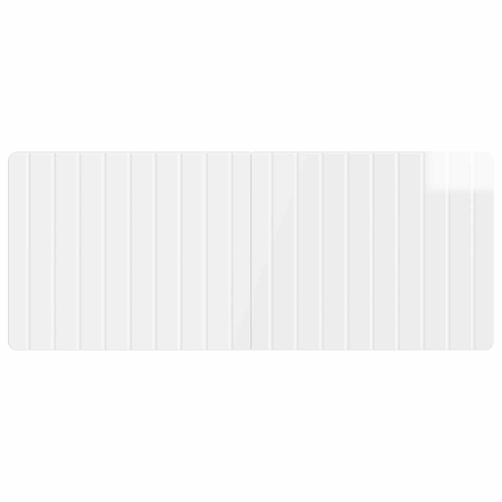 vidaXL Wall-Mounted Headboard ZWOLLE High Gloss White Engineered Wood 3