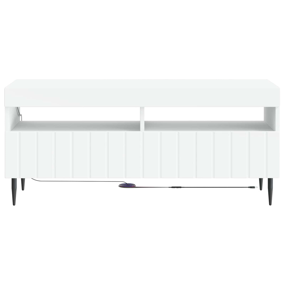 LED TV Cabinet ZWOLLE 100 x 35 x 43 cm White