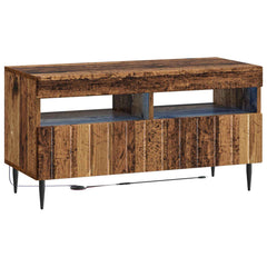 vidaXL LED TV Cabinet Old Wood Engineered Wood 2