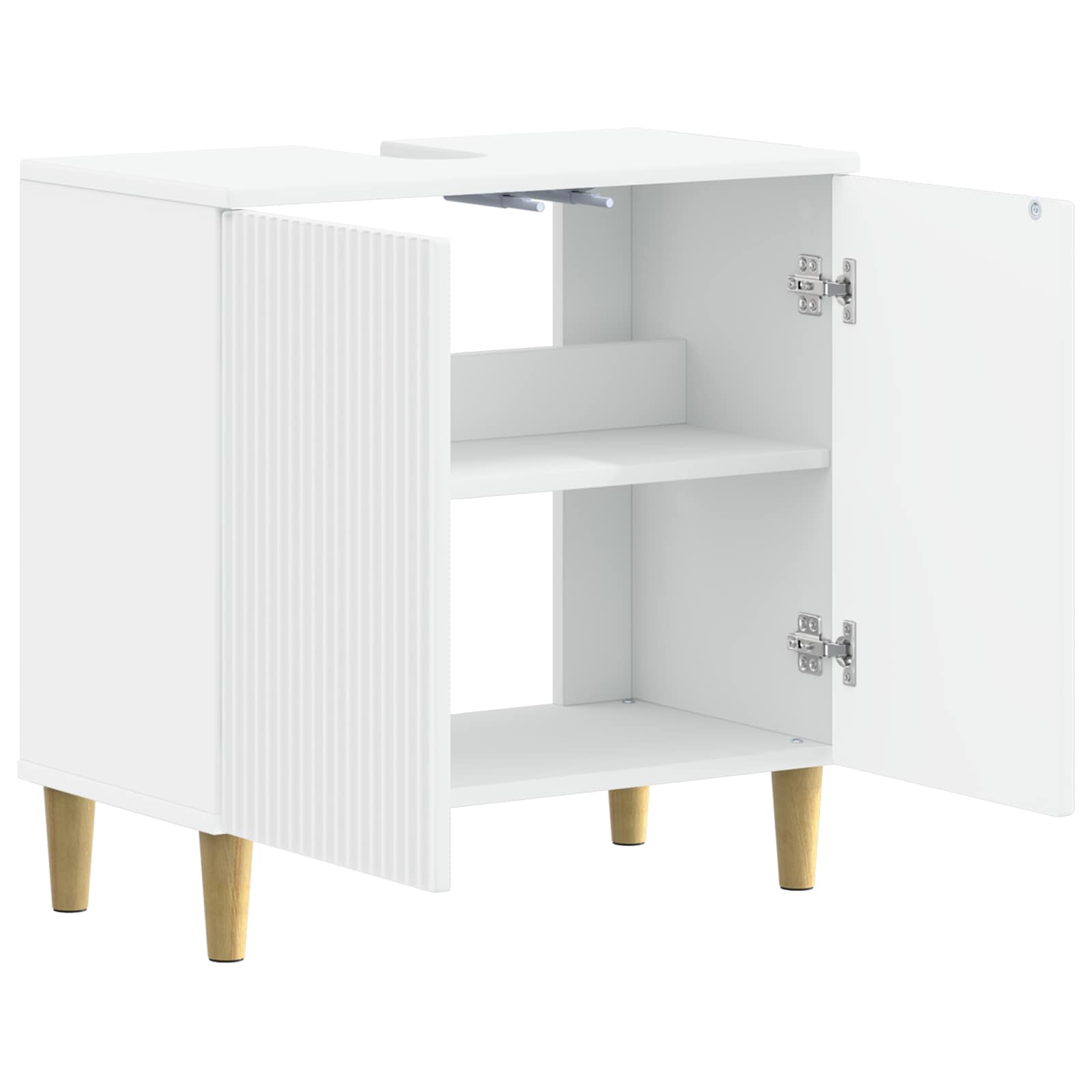 vidaXL Bathroom Sink Cabinet ARNHEM White 59.5 x 31.5x 59 cm 3