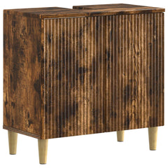 vidaXL Bathroom Sink Cabinet ARNHEM Smoked Oak 59.5 x 31.5x 59 cm 2
