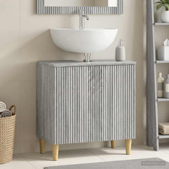 vidaXL Bathroom Sink Cabinet ARNHEM Grey Sonoma 59.5 x 31.5x 59 cm 1