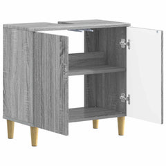 vidaXL Bathroom Sink Cabinet ARNHEM Grey Sonoma 59.5 x 31.5x 59 cm 3
