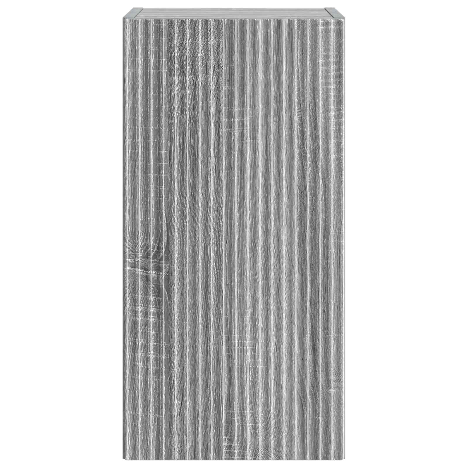 vidaXL Bathroom Wall Cabinet ARNHEM Grey Sonoma 30 x 31 x 59 cm 4