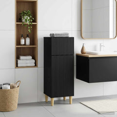 Bathroom Storage Cainet ARNHEM 30 x 31 x 80 cm Black