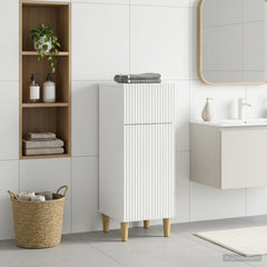 vidaXL Bathroom Storage Cainet ARNHEM High Gloss White 30 x 31 x 80 cm 1