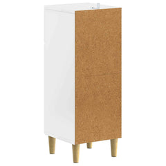 vidaXL Bathroom Storage Cainet ARNHEM High Gloss White 30 x 31 x 80 cm 6