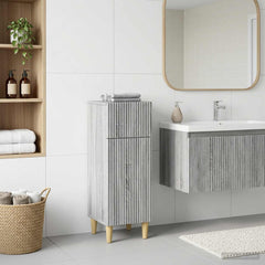 Bathroom Storage Cainet ARNHEM 30 x 31 x 80 cm Grey sonoma