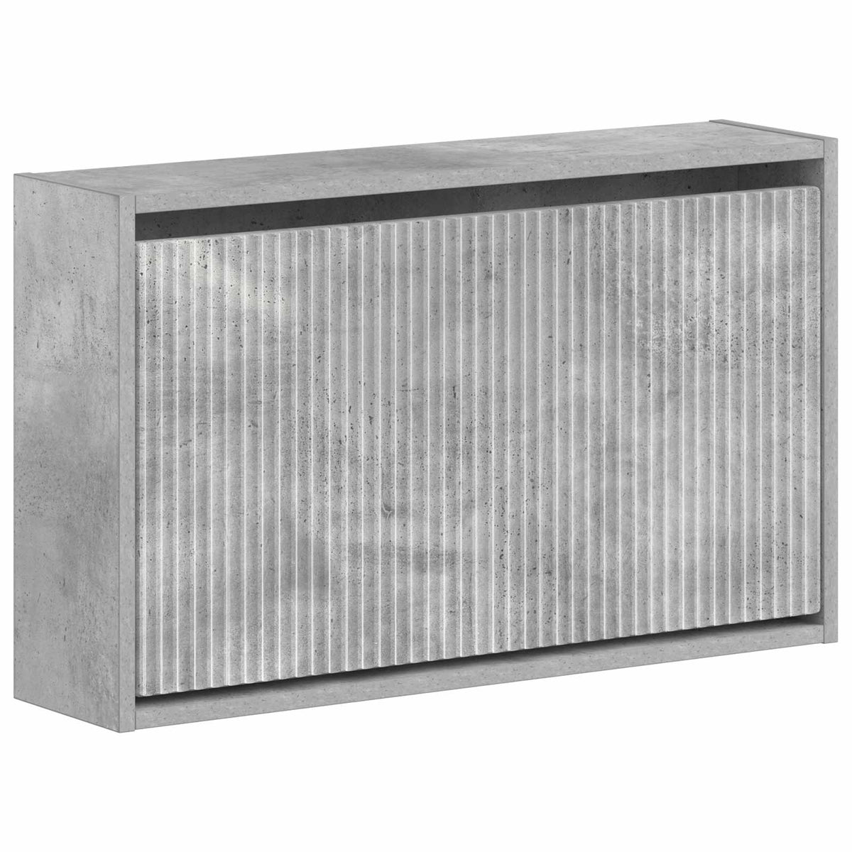 Wall-Mounted Shoe Cabinet ARNHEM 71 x 17 x 43 cm Concrete grey