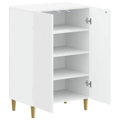 vidaXL Shoe Cabinet ARNHEM 59.5 x 39.5 x 90 cm Engineered Wood White 3