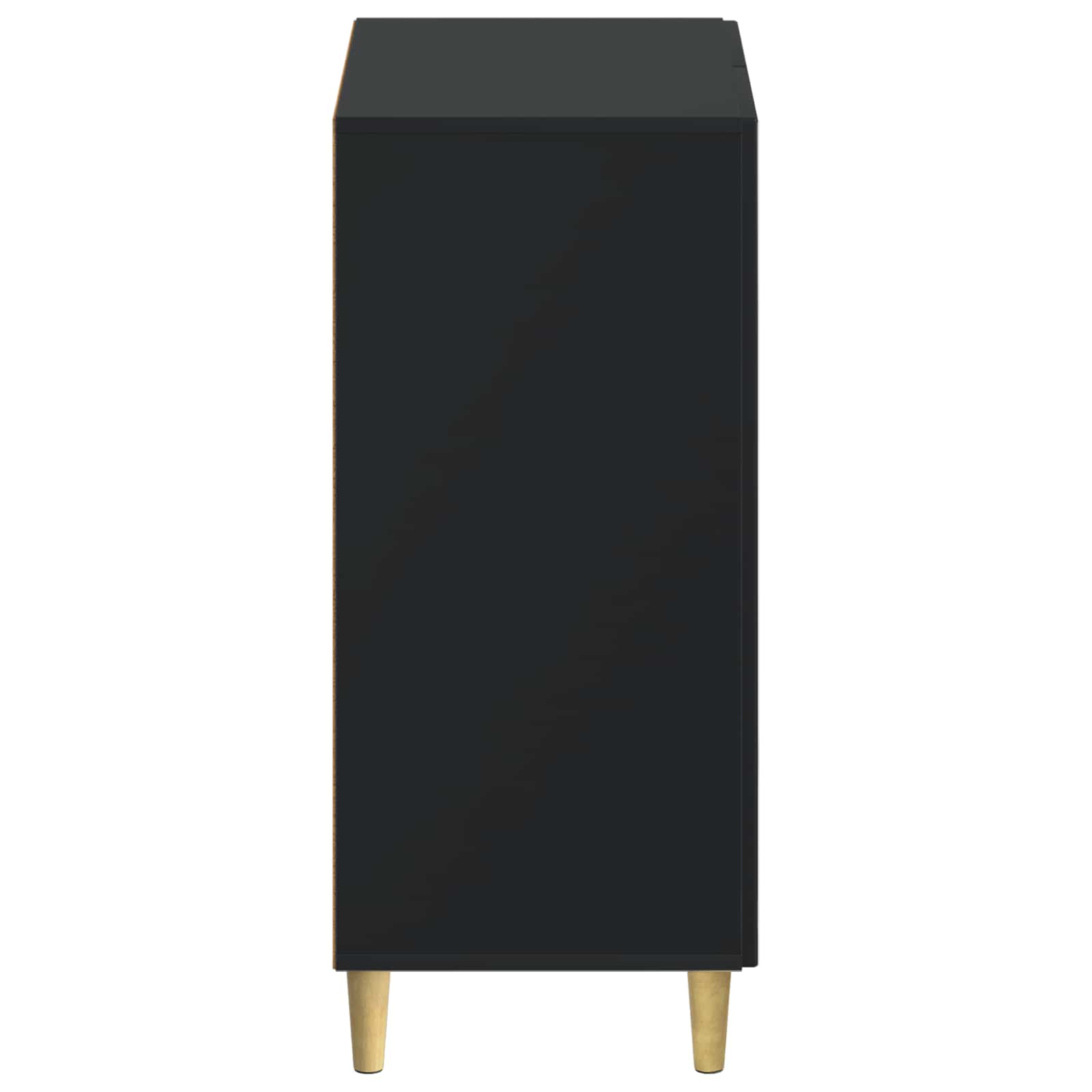 vidaXL Shoe Cabinet ARNHEM 59.5 x 39.5 x 90 cm Engineered Wood Black 5