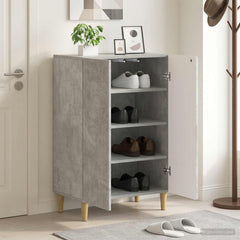 vidaXL Shoe Cabinet ARNHEM 59.5 x 39.5 x 90 cm Engineered Wood 1