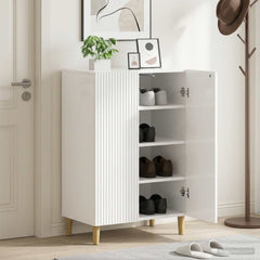 vidaXL Shoe Cabinet ARNHEM 59.5 x 39.5 x 90 cm Engineered Wood 1