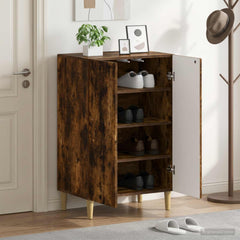 vidaXL Shoe Cabinet ARNHEM 59.5 x 39.5 x 90 cm Engineered Wood 1