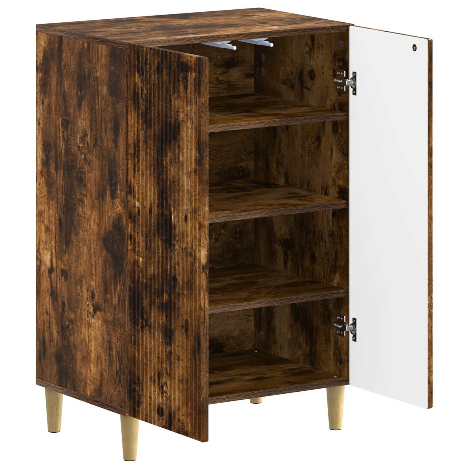 vidaXL Shoe Cabinet ARNHEM 59.5 x 39.5 x 90 cm Engineered Wood 3