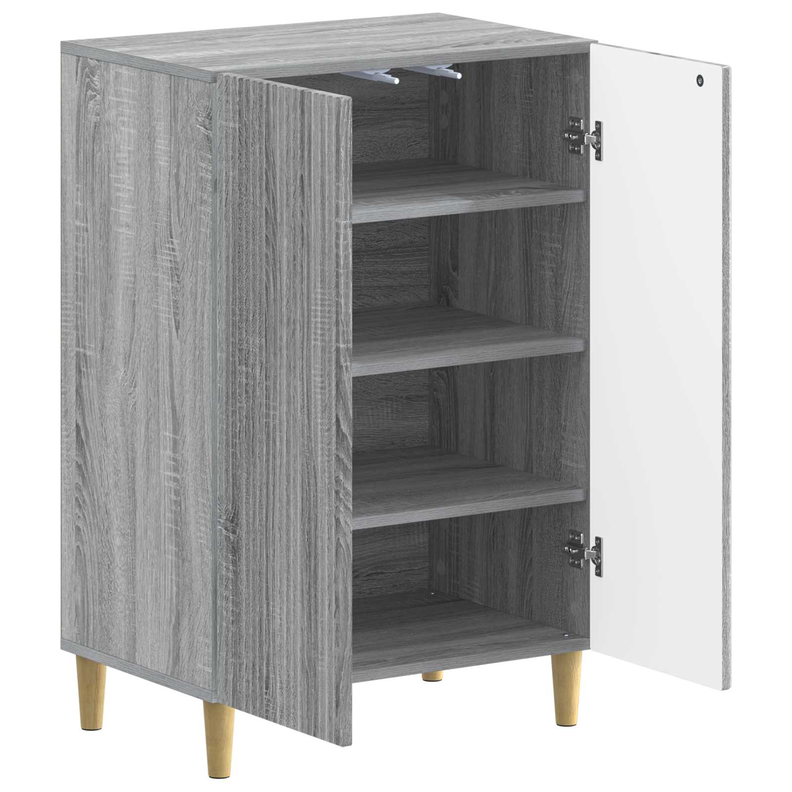 vidaXL Shoe Cabinet ARNHEM 59.5 x 39.5 x 90 cm Engineered Wood 3