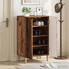 vidaXL Shoe Cabinet ARNHEM 59.5 x 39.5 x 90 cm Engineered Wood 1