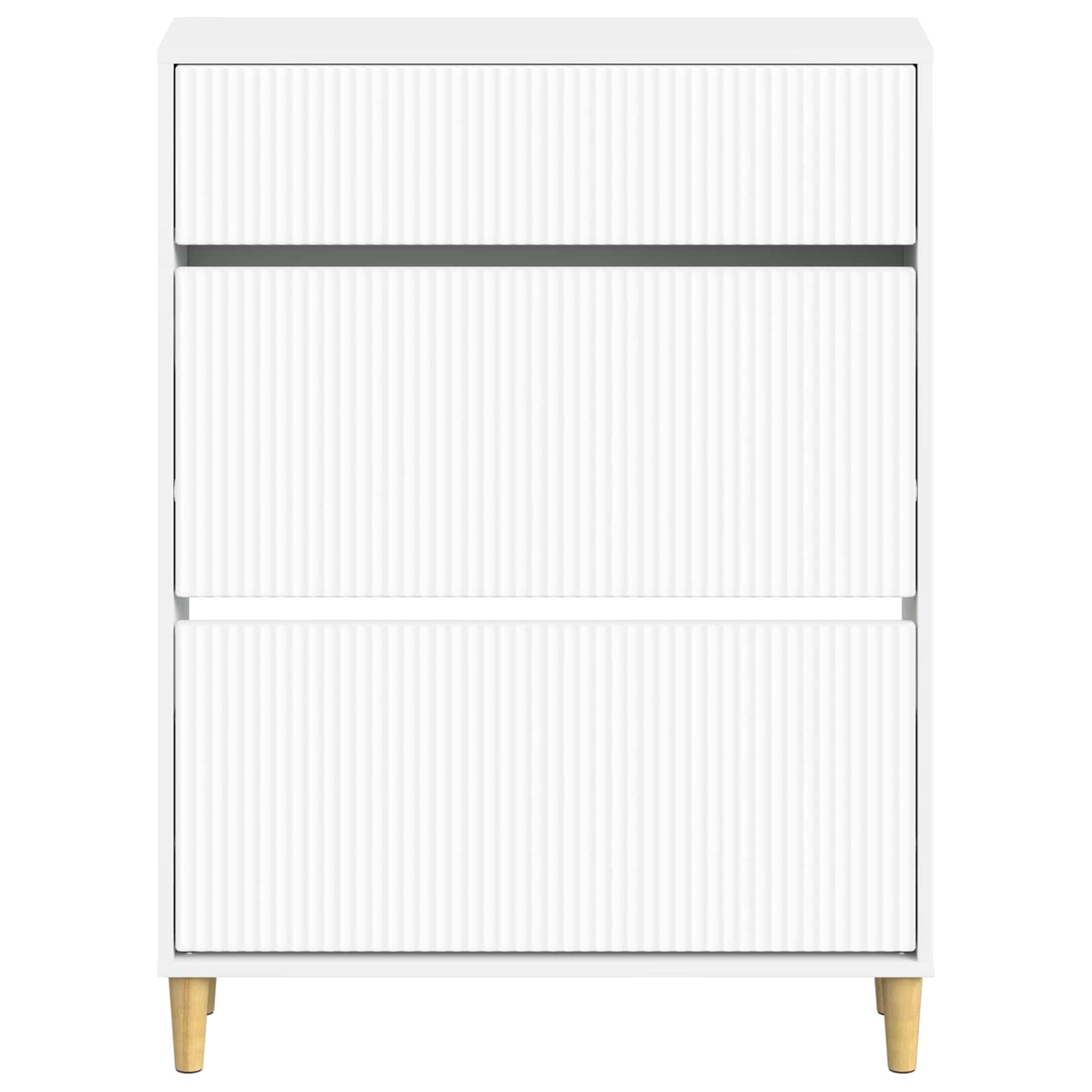 vidaXL Shoe Cabinet ARNHEM 78 x 24 x 103 cm Engineered Wood White 4