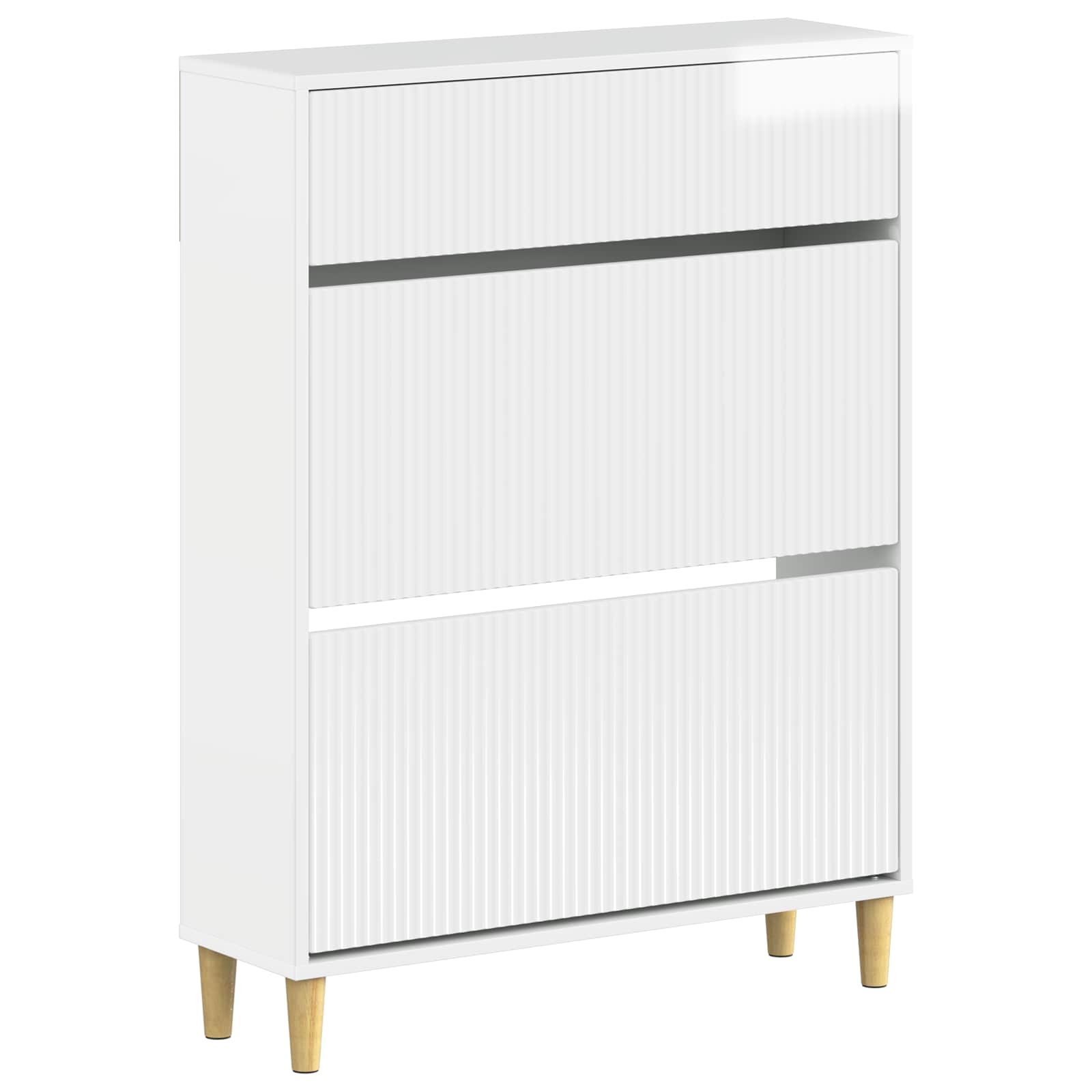 vidaXL Shoe Cabinet ARNHEM 78 x 24 x 103 cm Engineered Wood 2