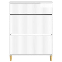 vidaXL Shoe Cabinet ARNHEM 78 x 24 x 103 cm Engineered Wood 4