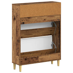 vidaXL Shoe Cabinet ARNHEM 78 x 24 x 103 cm Engineered Wood Old Wood 6