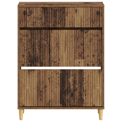vidaXL Shoe Cabinet ARNHEM 78 x 24 x 103 cm Engineered Wood Old Wood 4