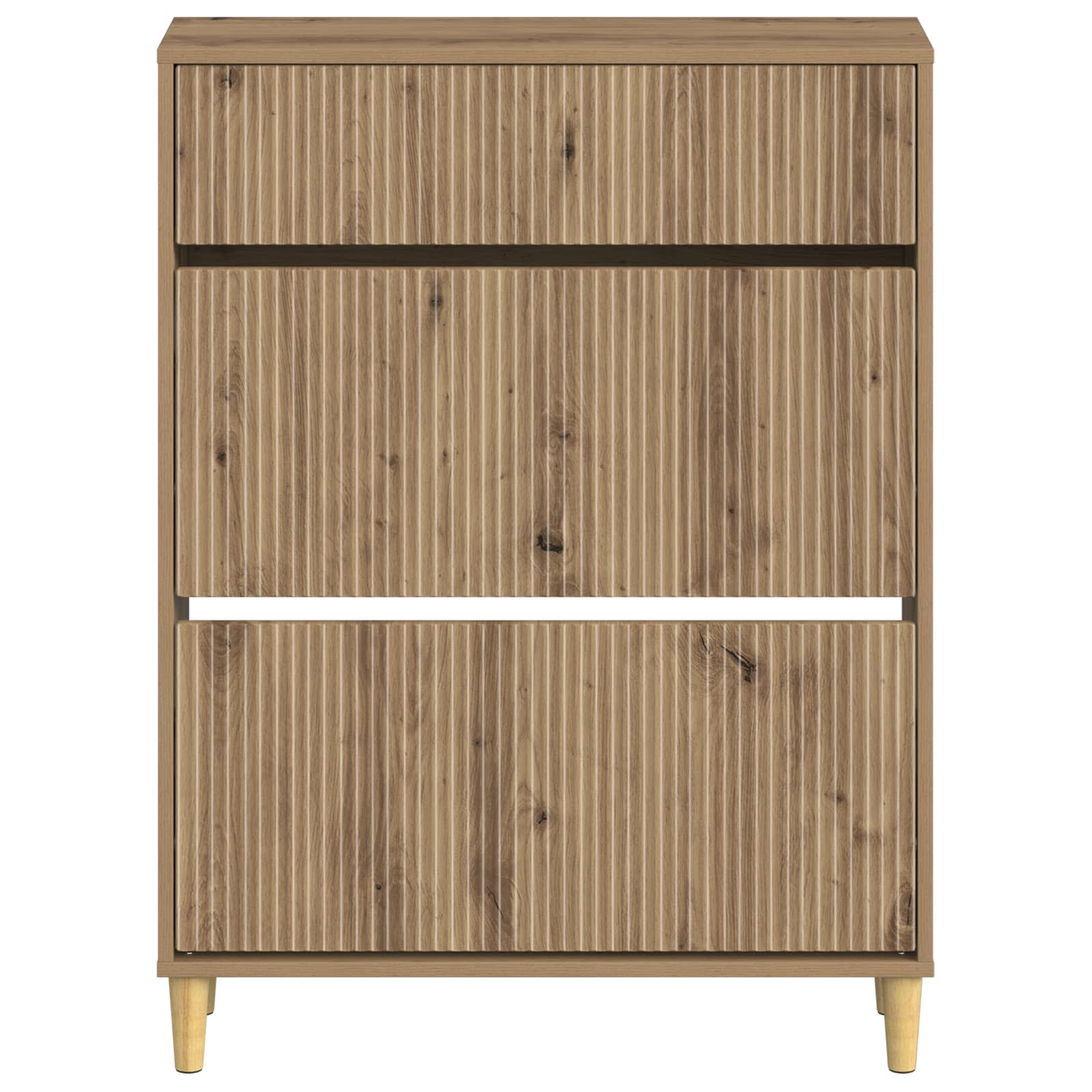 vidaXL Shoe Cabinet ARNHEM 78 x 24 x 103 cm Engineered Wood 4