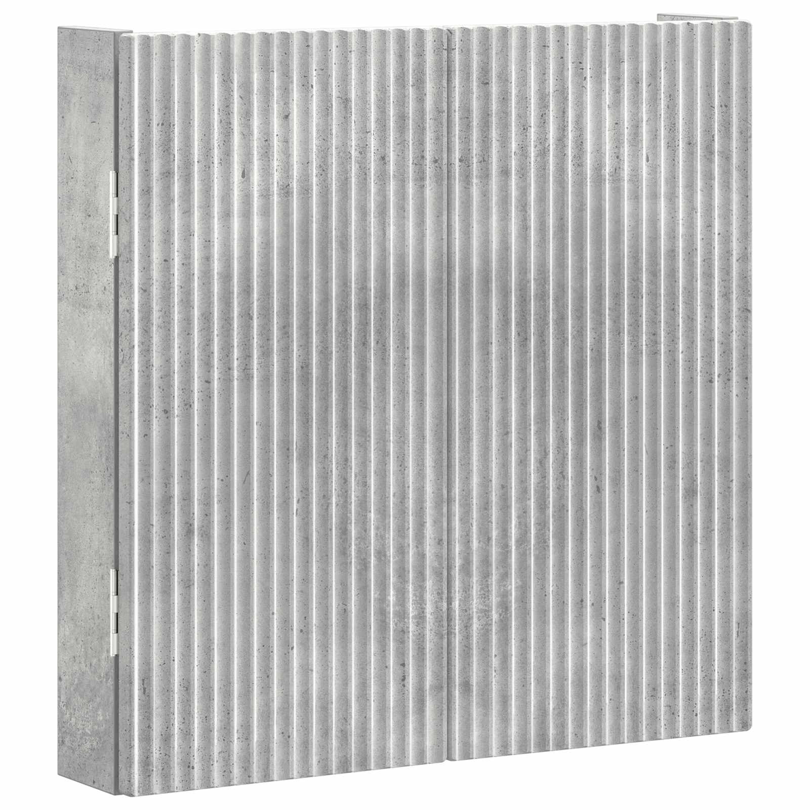 vidaXL Dartboard Cabinet ARNHEM Concrete Grey 52.5 x 10.5 x 53.5 cm 4