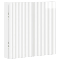 vidaXL Dartboard Cabinet ARNHEM High Gloss White 52.5 x 10.5 x 53.5 cm 4
