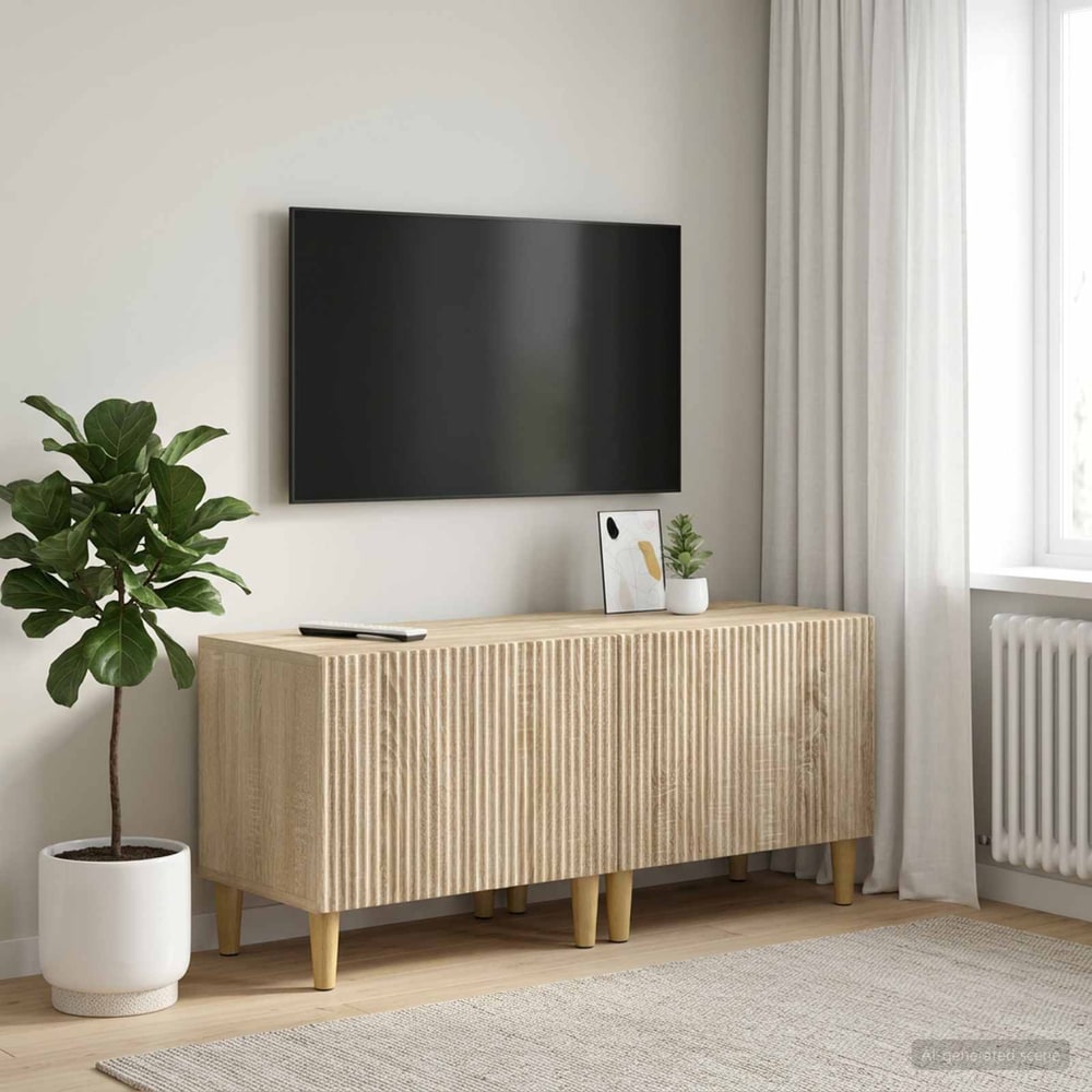 TV Cabinet Engineered Wood Sonoma oak