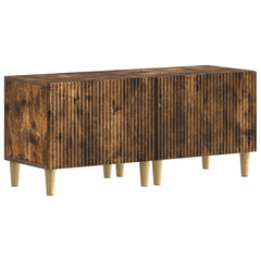 vidaXL TV Cabinet Smoked Oak Engineered Wood 2