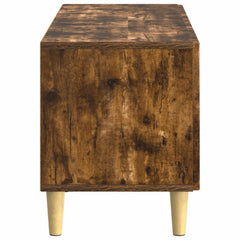 vidaXL TV Cabinet Smoked Oak Engineered Wood 6