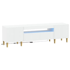 LED TV Cabinet ARNHEM 153 x 35 x 43 cm White