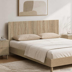 vidaXL Wall-Mounted Headboard ARNHEM Sonoma Oak Engineered Wood 1